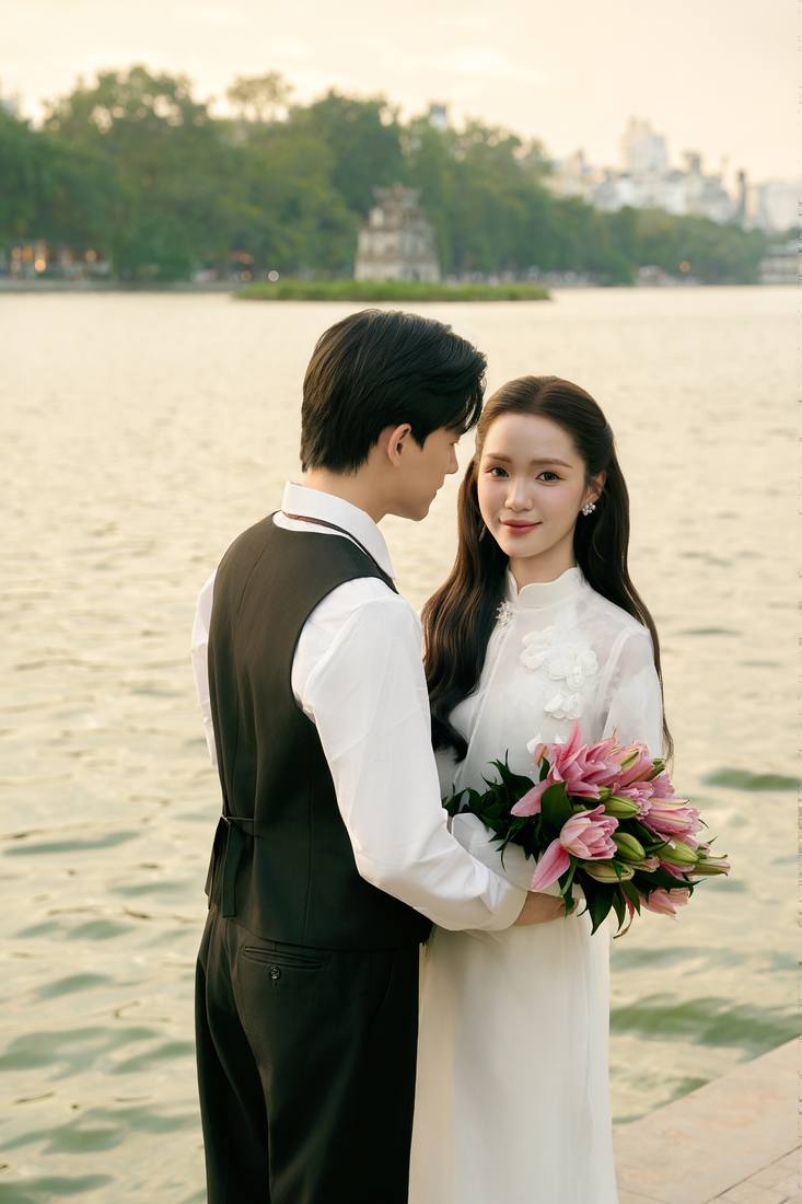 Hồ Gươm · áo dài trắng — Duy Max Studio