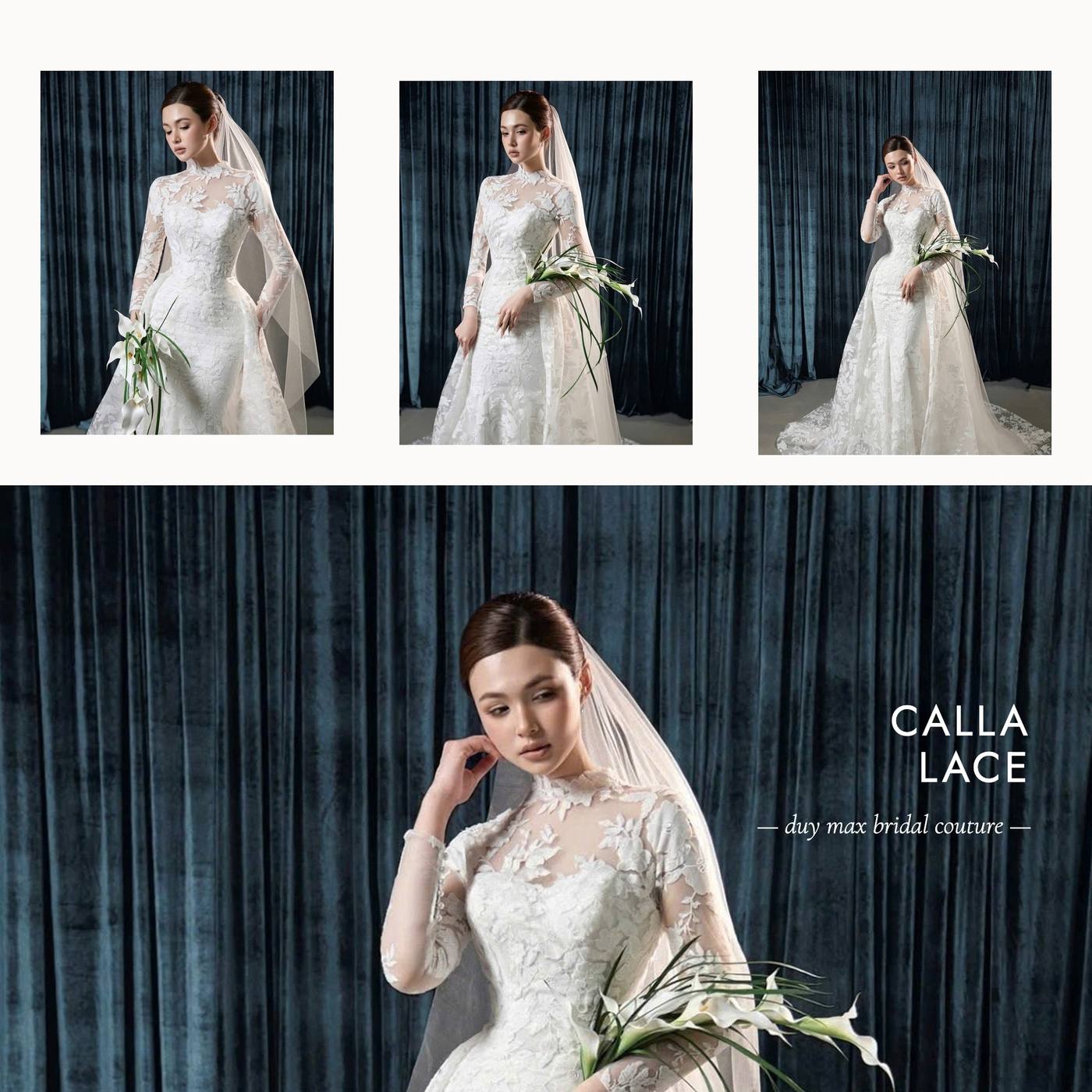 Calla Lace — ren cổ cao, đuôi cá — Duy Max Studio, trang 5