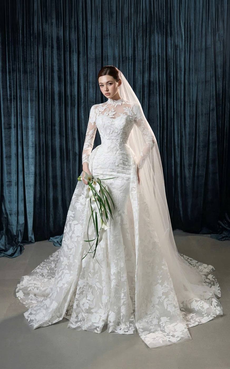 Calla Lace — ren cổ cao, đuôi cá — Duy Max Studio, trang 8
