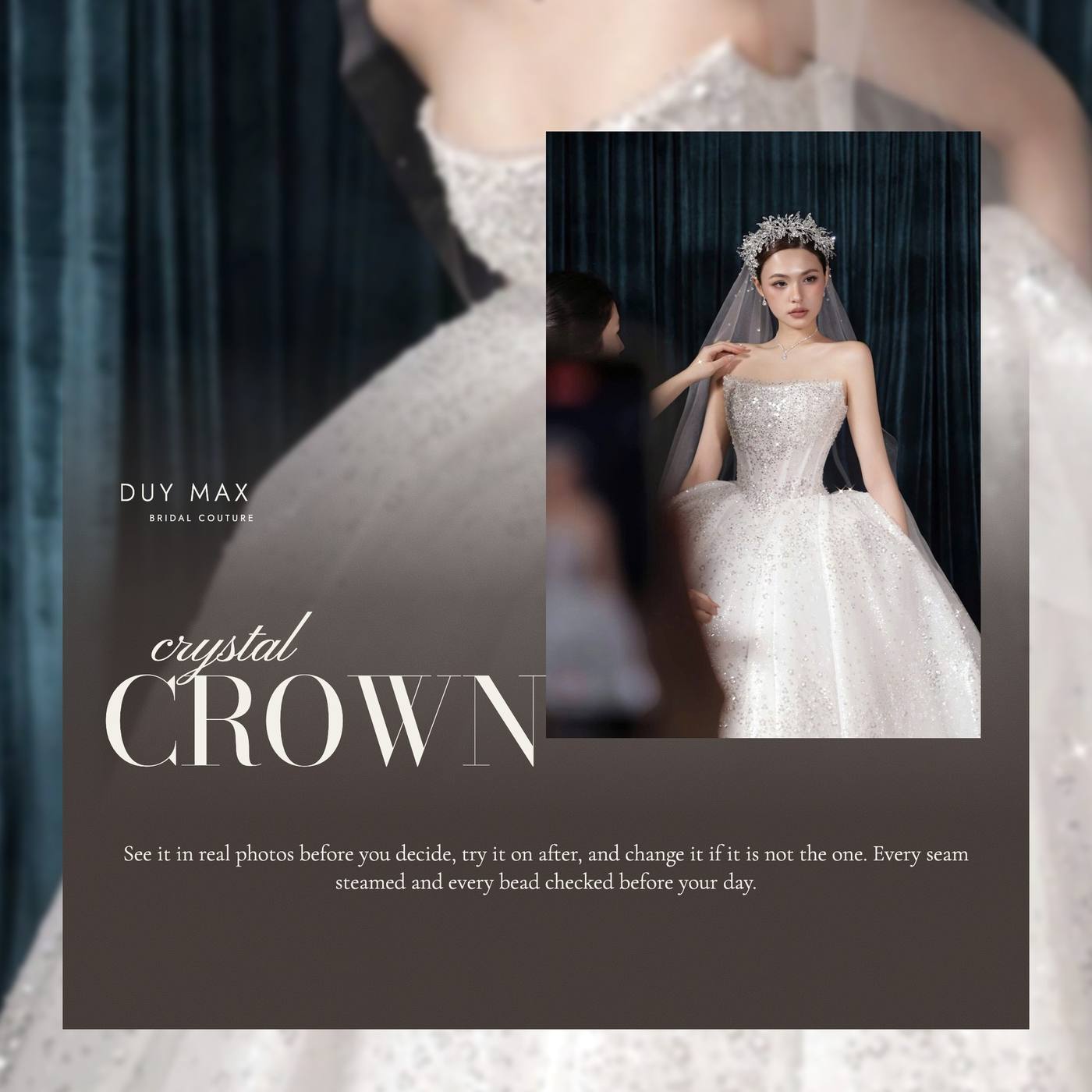 Crystal Crown — đính kết dày, vương miện pha lê — Duy Max Studio, trang 2