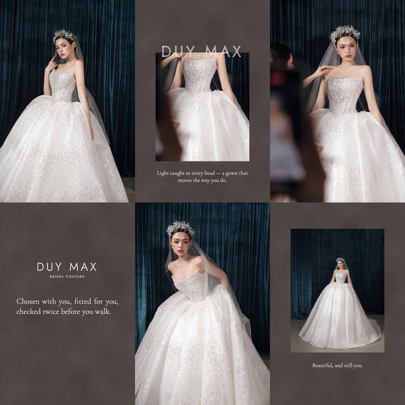 Crystal Crown — đính kết dày, vương miện pha lê — Duy Max Studio, trang 3