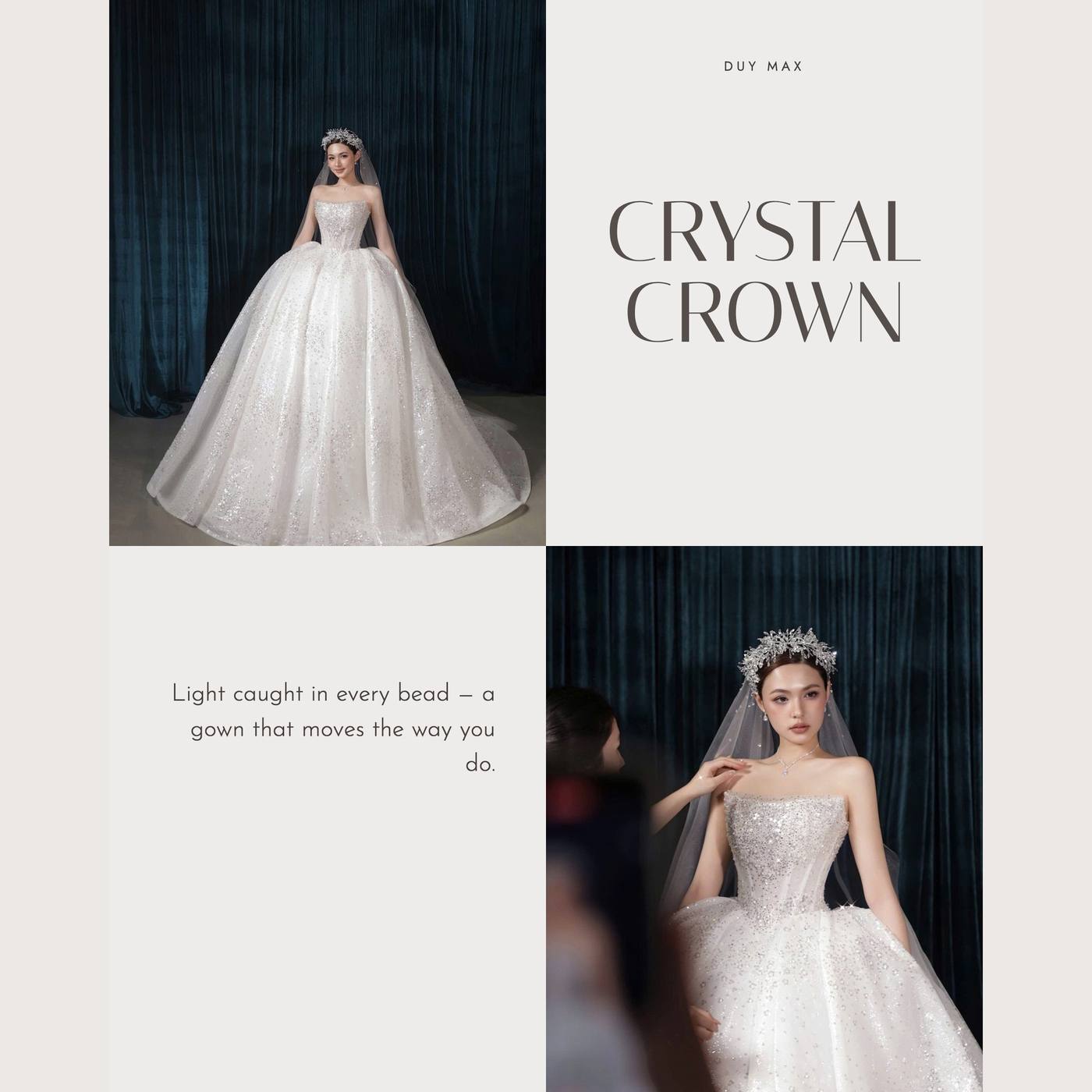 Crystal Crown — đính kết dày, vương miện pha lê — Duy Max Studio, trang 4
