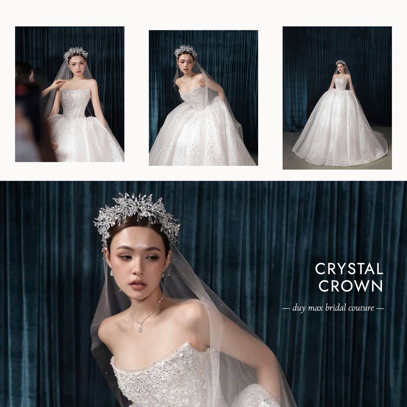 Crystal Crown — đính kết dày, vương miện pha lê — Duy Max Studio, trang 5