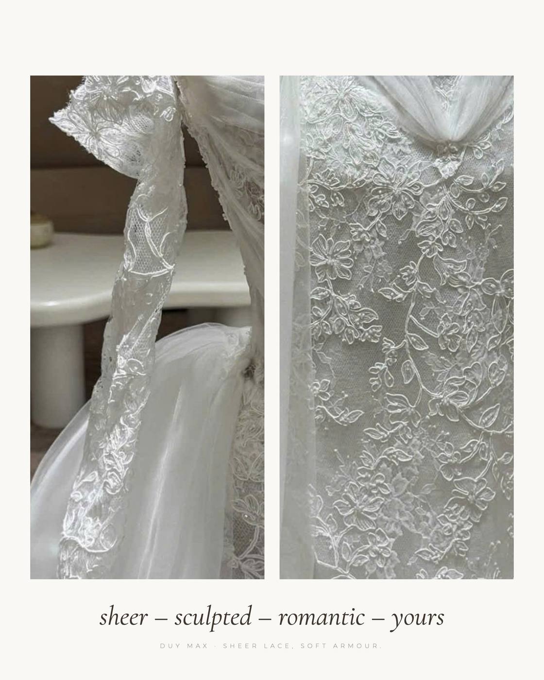 Lace Reverie — ren corset trễ vai — Duy Max Studio, trang 4