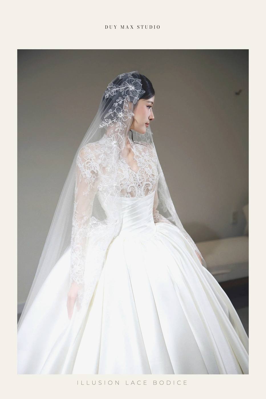 Lace Royale — ren cổ cao tay dài — Duy Max Studio, trang 2